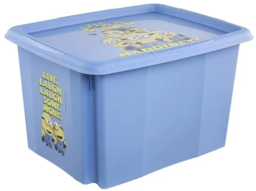 Keeeper Dėžė su dangčiu 0612238703365, 30L, 45x35x27cm, saugi PP plastikas, vietą taupantis dizainas