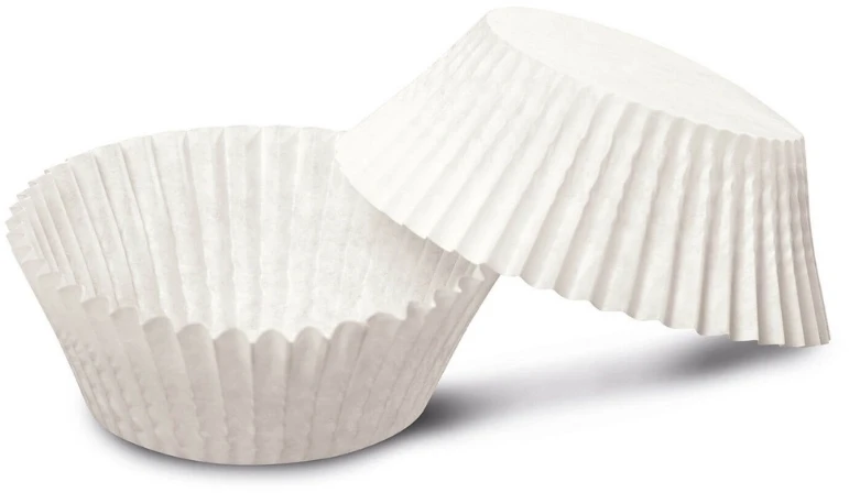 Lumarko Guardini keksiukų kepimo formos 100 vnt. baltas Easy Bake Bio Ø7x3cm