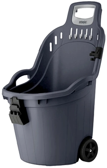 Vežimėlis sodo plastikinis 59,5x53x88,5 cm 50 l 76211 Italija STEFANPLAST (6)