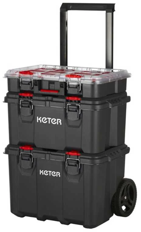 Saugojimo Dėžių Rinkinys - KETER "Stack "N "Roll" 3 Vnt.