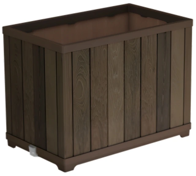 KETER 261035 garden planter walnut