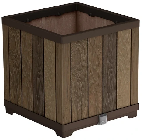 KETER 261031 garden planter walnut
