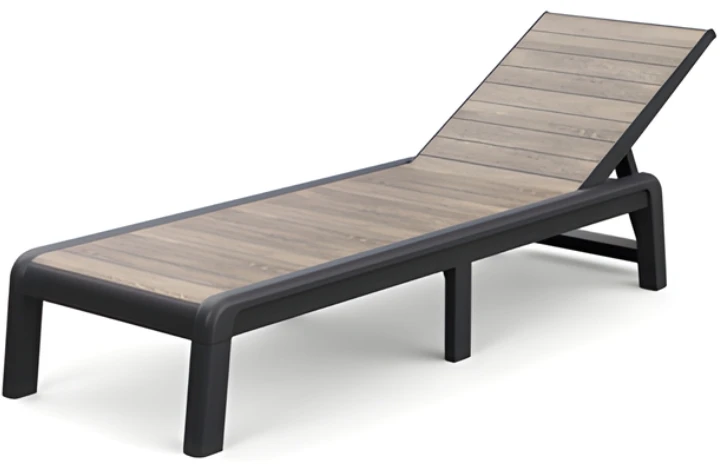 Keter Sun lounger Deco Porto pilkas/ash
