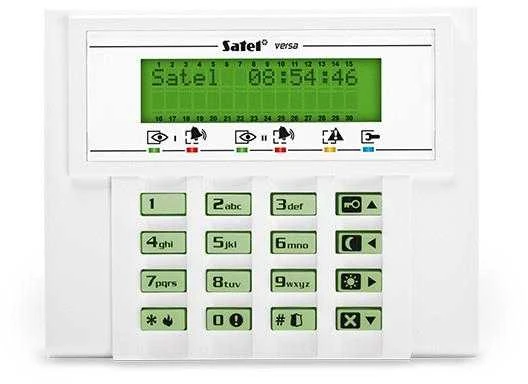 KLAVIATŪRA SIGNALIZACIJOS CENTRALEI VERSA-LCD-GR SATEL