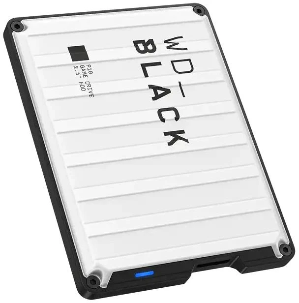 Western Digital WD_BLACK P10 Išorinis kietasis diskas 2 TB 2.5" USB Type-A 2.0/3.2 Gen 1 (3.1 Gen 1) Baltas