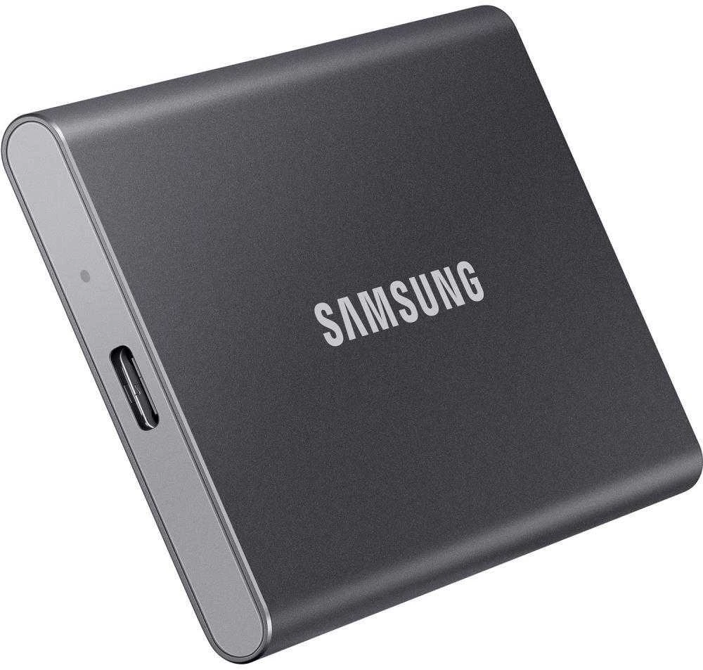 Kietasis diskas Samsung nešiojamas SSD | T7 | 4000 GB | USB 3.2 | Pilka