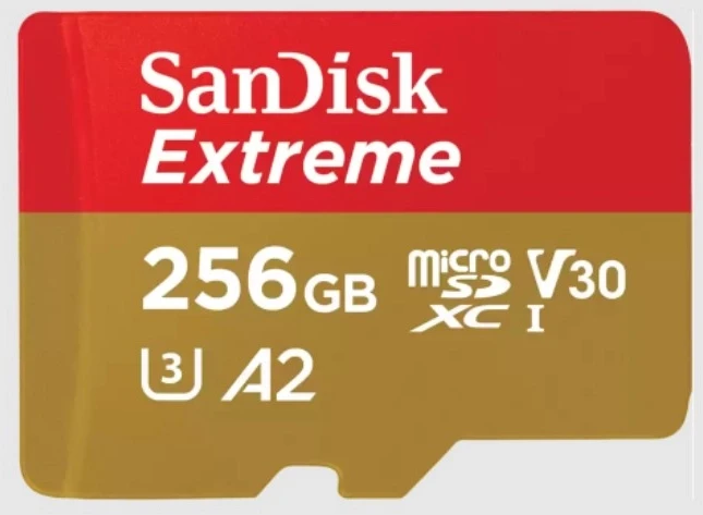 Atminties kortelė SanDisk Extreme Micro SDXC 256 GB, su adapteriu