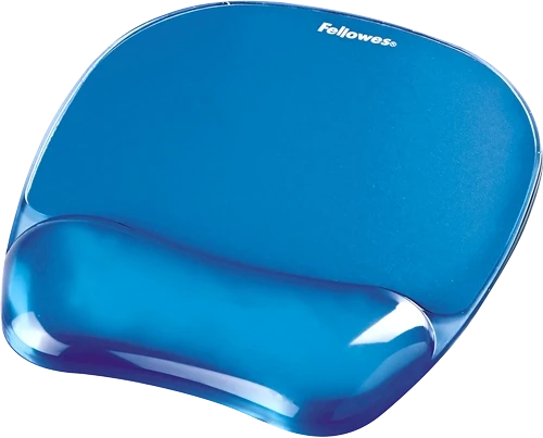 Fellowes Pelės kilimėlis Wrist Support - Crystals Gel Pelės kilimėlis with Non Slip Rubber Base - Ergonomic Pelės kilimėlis for Computer Nešiojamas kompiuteris Home Office
