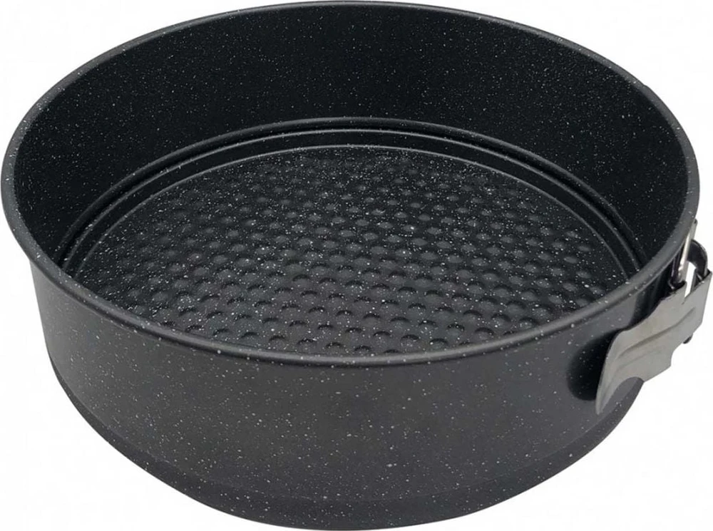 King Hoff Tortownica, Torto forma, juodas marmuras, skersmuo 26cm, kinghoff