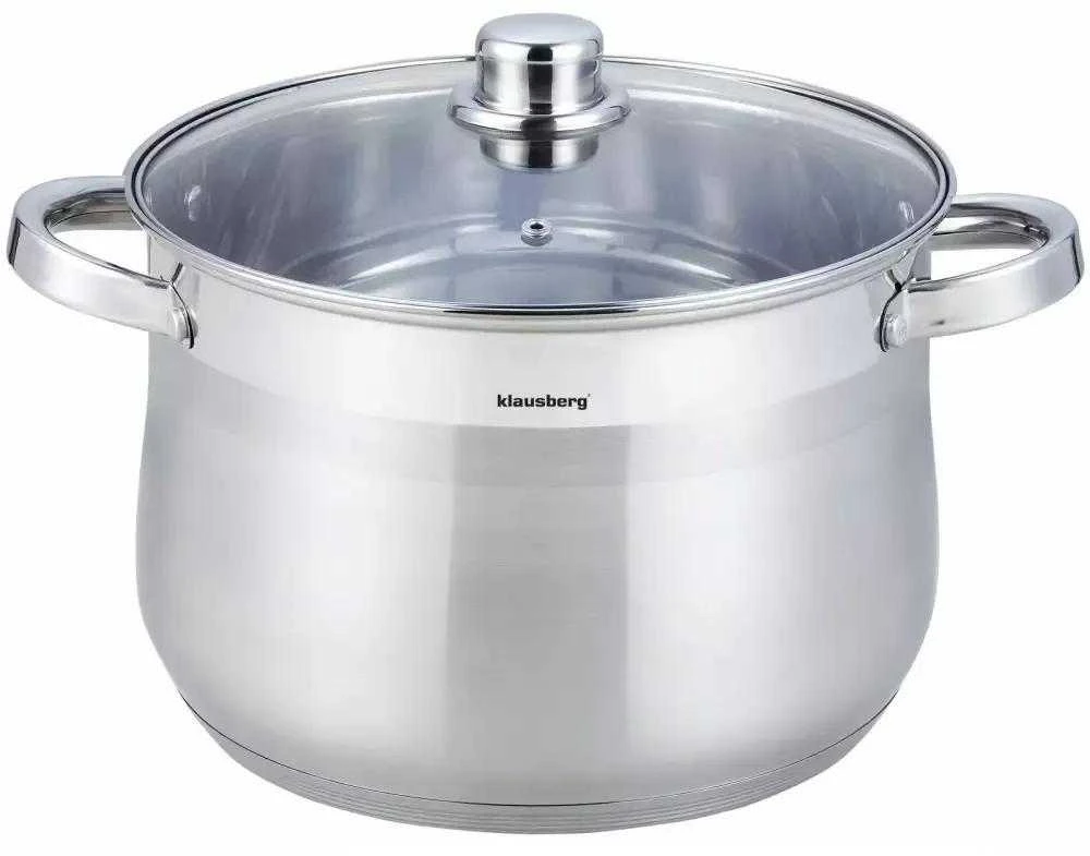 Puodas Plieninis puodas, 26 cm skersmens, 10,7 l, Klausberg