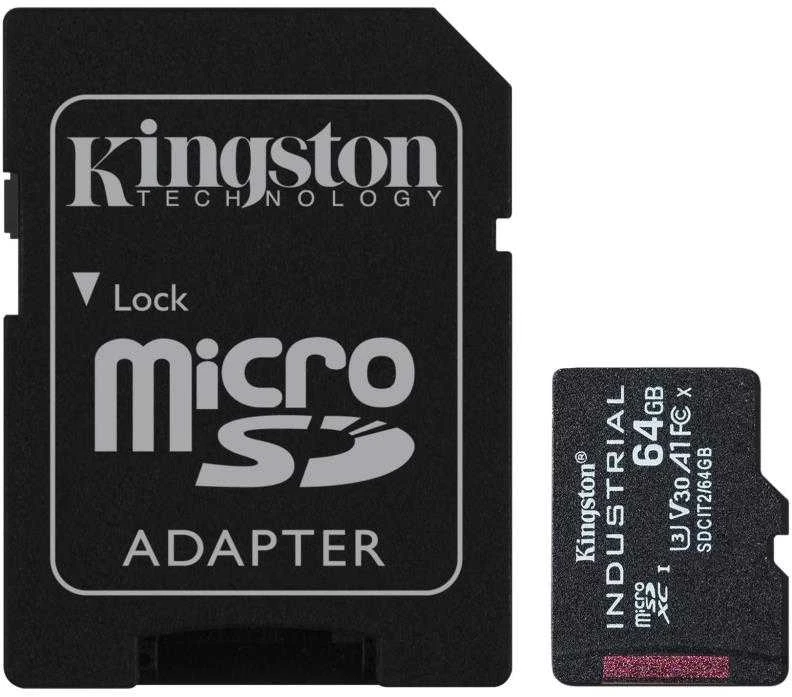 Atminties kortelė KINGSTON 64GB Micro SDXC Industrial C10