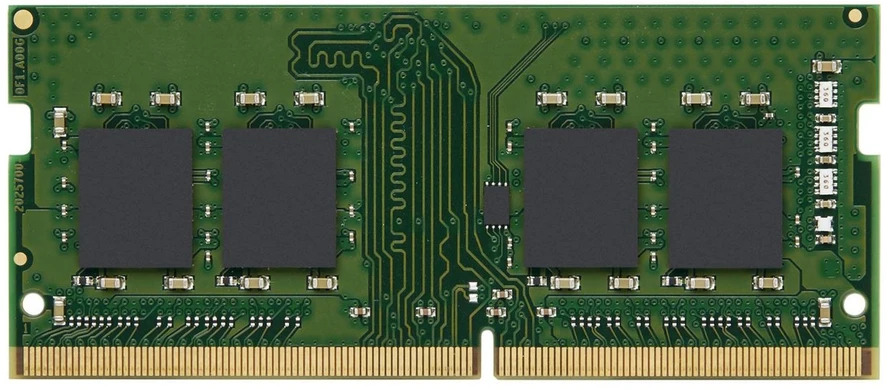 Nešiojamo kompiuterio atmintis Kingston Technology ValueRAM KVR32S22S8/8 atminties modulis 8 GB 1 x 8 GB DDR4 3200 MHz