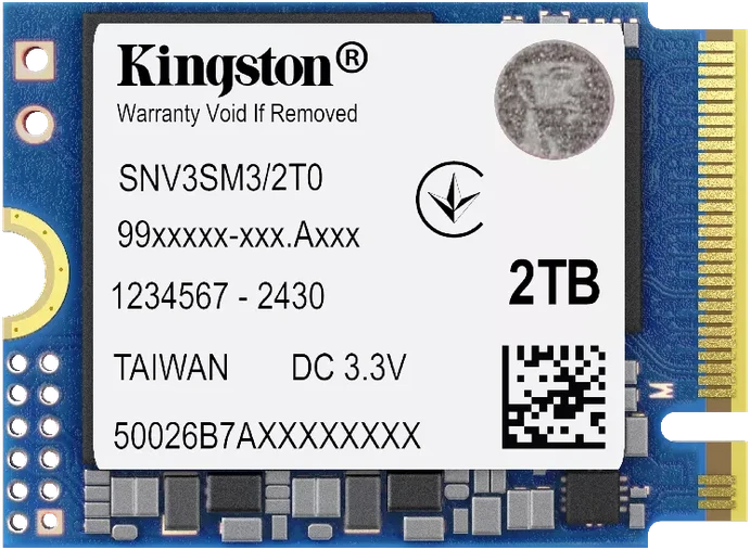 „Kingston NV3 M.2 2230 Pcie 4.0 NVMe 2TB“