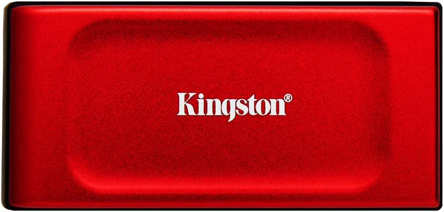 Išorinis kietasis diskas Kingston SXS1000R, 2 TB, USB 3.2 Gen 2, raudonas