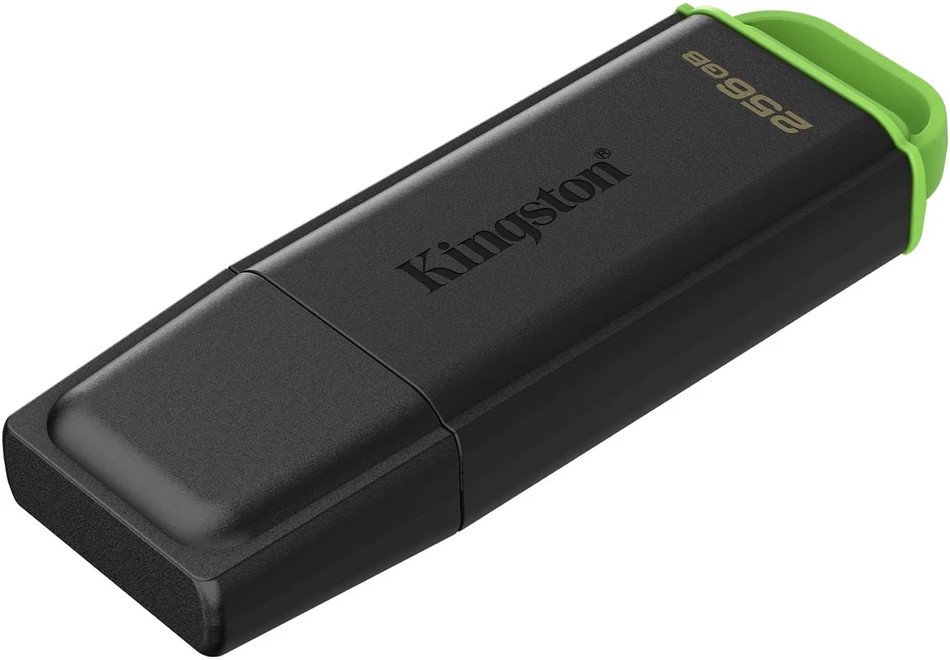 Kingston Technology DataTraveler 256GB Portable USB 3.2 Gen 1 Exodia Juodas/Žalias