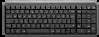 Klaviatūra LOGITECH K250 - GRAPHITE - JAV TARPTAUTINIS - 2.4GHZ/BT - INTNL-973