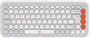 Klaviatūra LOGITECH POP ICON KEYS - OFF Baltas - US INT'L - BT - INTNL-973