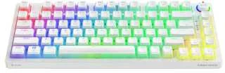 Savio Klaviatūra mechaninė belaidė PHENIX Baltas Gateron Raudona Pro, Pudding