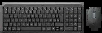 Klaviatūra LOGITECH MK250 - GRAPHITE - JAV TARPTAUTINIS - 2.4GHZ/BT - INTNL-973