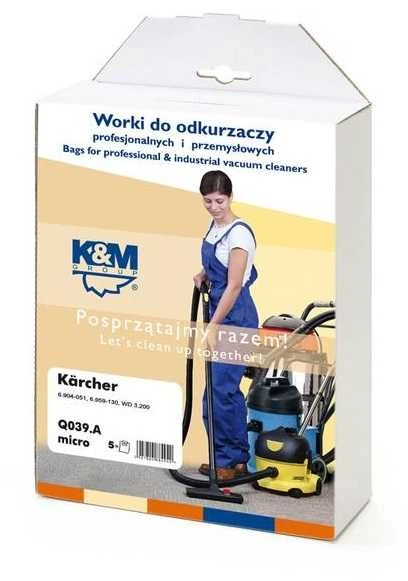 K&M Dulkių siurblių maišeliai KÄRCHER Q039.A MICRO 5 vnt.