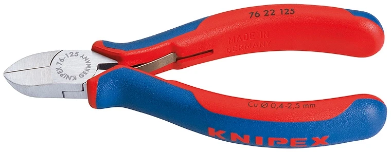 Kandyklės Cu Ø0.4-2.5mm 125mm, 76 22 125 KNIPEX