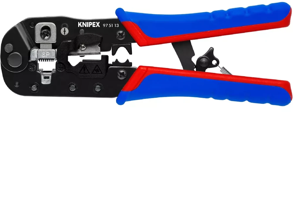 Užspaudimo replės RJ45 jungtims 97 51 13, Knipex