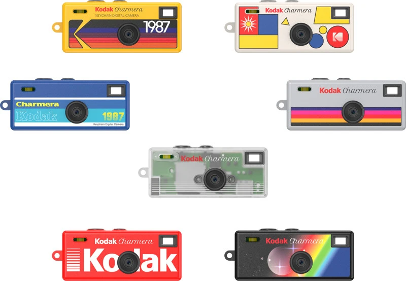 Kodak Charmera raktų pakabukas skaitmeniniams fotoaparatams žaliuzių dėžutė