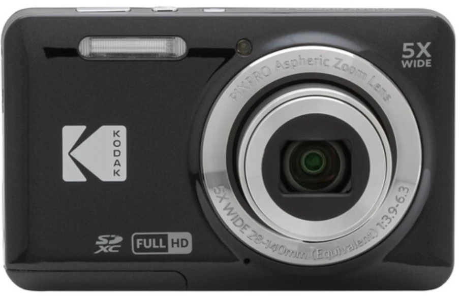 Kodak PIXPRO FZ55 1/2.3" Compact camera 16 MP CMOS 4608 x 3456 pikselių Juodas