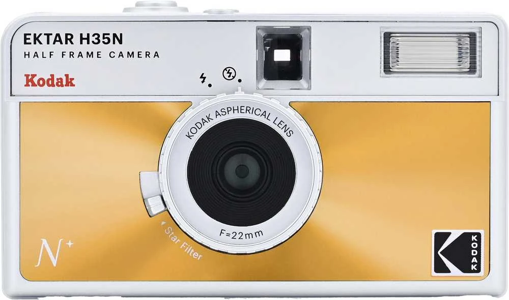 Kodak EKTAR H35N Camera Glazed Oranžinis