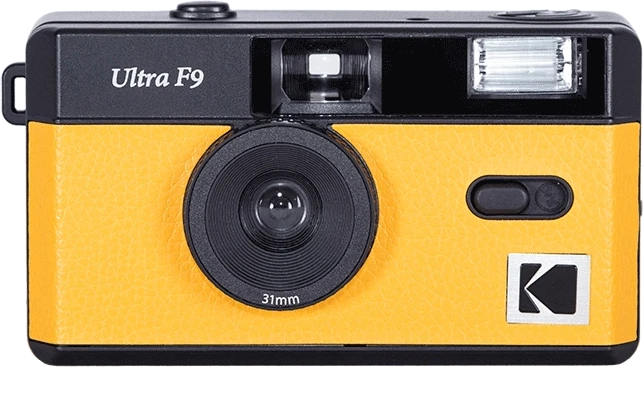 KODAK ULTRA F9 REUSABLE CAMERA Geltonas