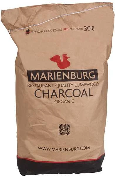 Marienburg Restaurant Charcoal -leppäpuuhiili, 30 litraa/4kg