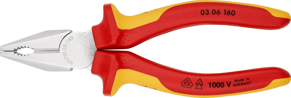 Kombinuotos replės elektrikams KNIPEX 0306160