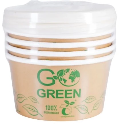 Leifheit Gogreen kompostuojami maisto indeliai su dangteliais Go Žalias 350ml 5vnt/0,088kg