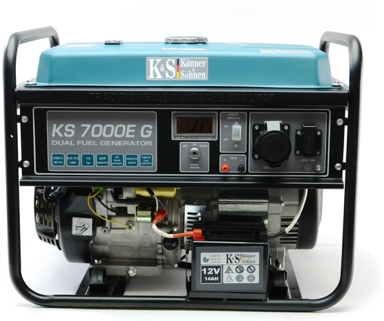 Könner & Söhnen hibridinis (benzinas/LPG) generatorius KS 7000E G