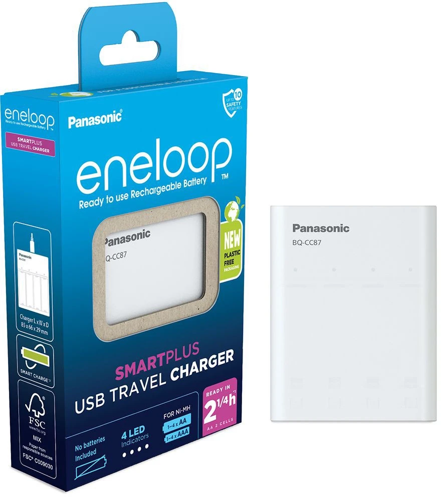 Kroviklis Panasonic ENELOOP BQ-CC87USB Powerbank, 2,25 val BOOM