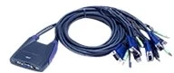 Aten 4 prievadų USB VGA/garso kabelio KVM jungiklis | Aten | 4 prievadų USB VGA / garso kabelio KVM jungiklis (0,9 m, 1,2 m)
