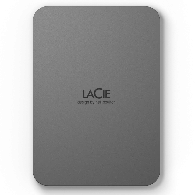 Kietasis diskas LACIE MOBILE DRIVE 4TB USB 3.1 - USB TYPE C, kosminė pilka, saugi