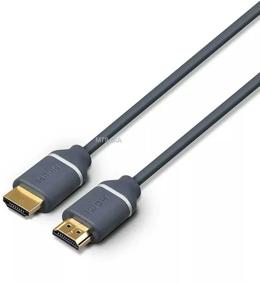 Laidas PHILIPS HDMI M, HDMI M, 5m, pilkas SWV5650G/00
