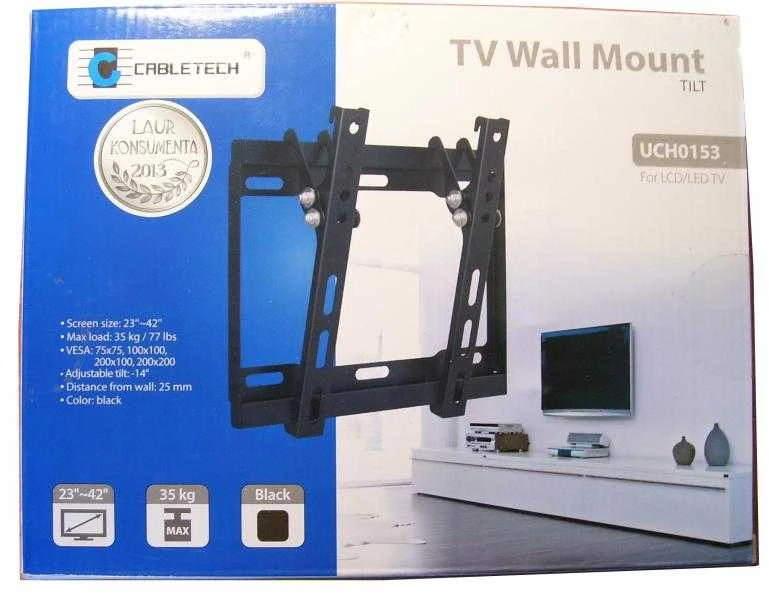 Cabletech UCH0153 Laikiklis LED/LCD/plazminis televizorius 23-42", iki 30kg (vert)