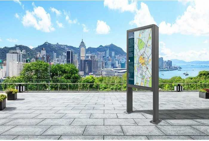 Laikiklis EDBAK POK91 Stand for 49" outdoor, Juodas | EDBAK