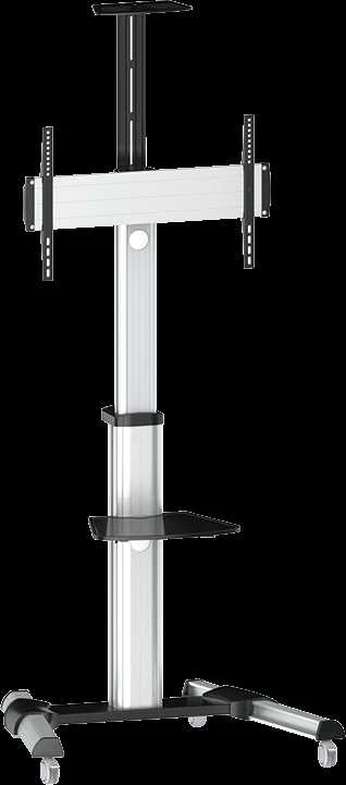 Laikiklis Logilink BP0025 TV stovo vežimėlis, reguliuojamas televizoriaus aukštis, 37–70“, maks. 50 kg | Prisijungti | Grindinis stovas | BP0025 | 30-70" | Maksimalus svoris (talpa) 50 kg