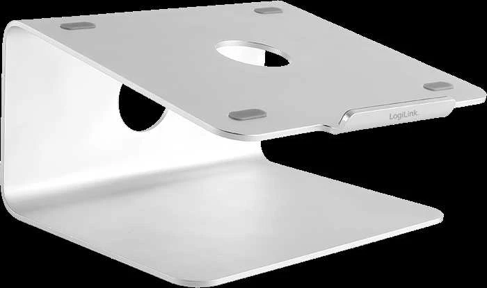 Logilink AA0104 17", aliuminis, nešiojamojo kompiuterio stovas, tinka MacBook serijai ir daugumai 11"-17" nešiojamųjų kompiuterių
