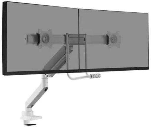 Laikiklis NEOMOUNTS BY NEWSTAR DS75-450WH2 FULL MOTION MONITORIUS DESK MOUNT FOR 17-32" SCREENS - Baltas