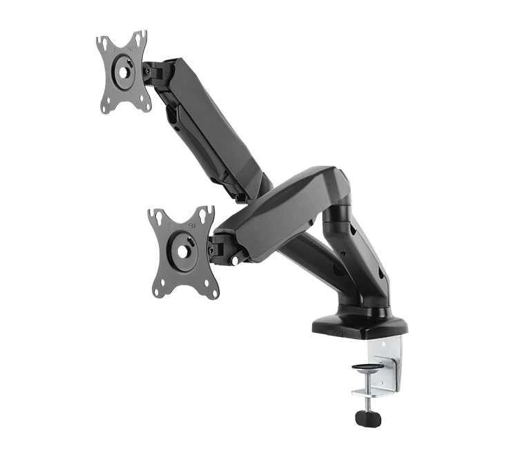 Laikiklis ICY BOX IB-MS304-T, Monitorius stovas su staliniu pagrindu, dviem ekranams, dydis iki 27'' | Raidsonic