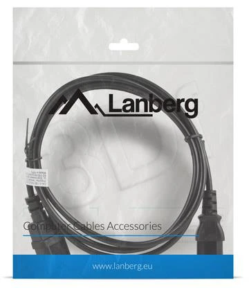 LANBERG CA-C13E-10CC-0018-BK ilginamasis maitinimo kabelis C13-> C14 1,8 m