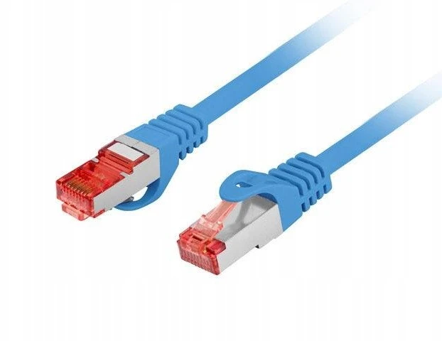 Lanberg PATCHCORD KAT.6 S/FTP LSZH CU 1M Mėlynas FLUKE PASSED LANBERG
