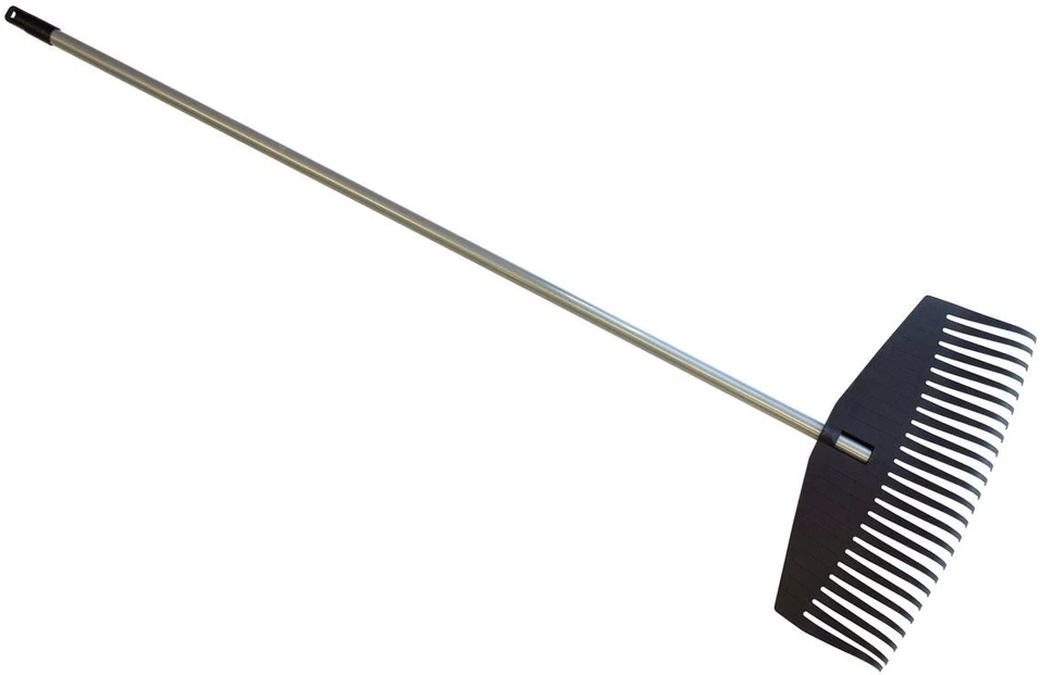 Brightsign Sauber Leaf Rake with handle juodas 50cm