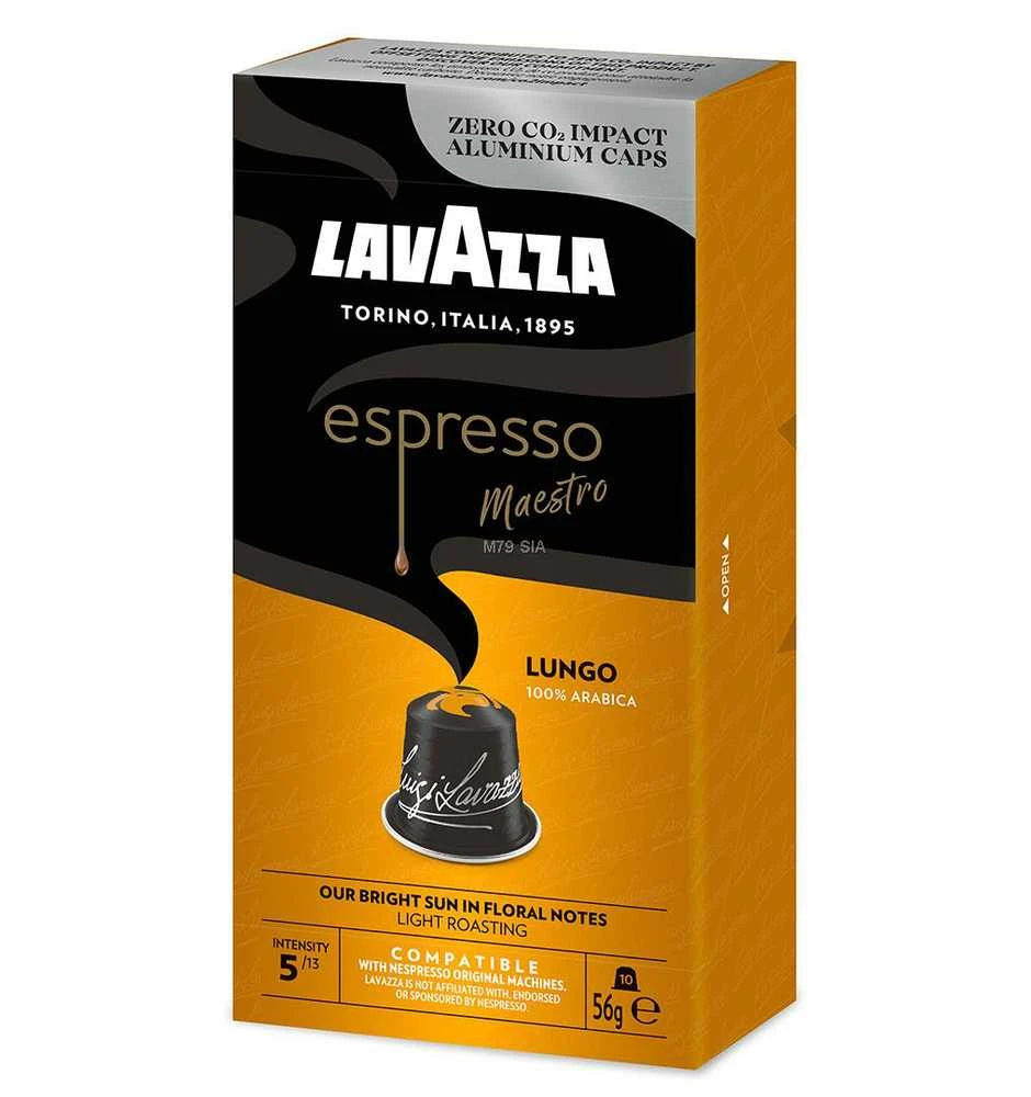Kavos kapsulės LAVAZZA Espresso Lungo, 10vnt