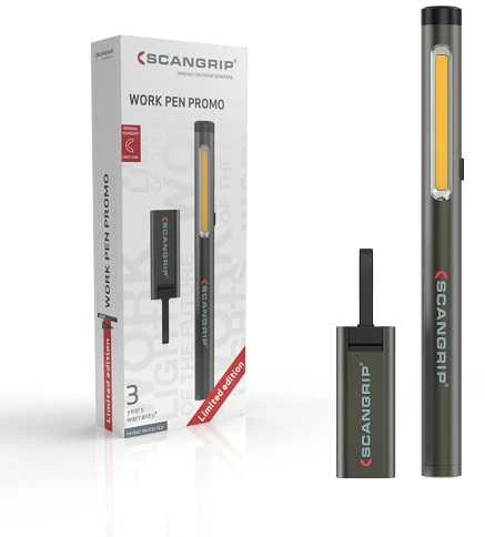 Žibintuvėlis Scangrip WORK PEN 200 R, 200lm + FLASH MICRO R komplektas