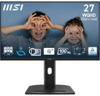 Monitorius MSI PRO MP275QPG / 27″ / WQHD / IPS / 100Hz / 1ms (MPRT) / juodos spalvos – reguliuojamas stovas